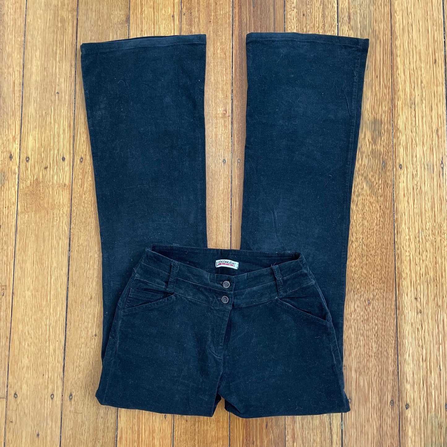 black corduroy jeans