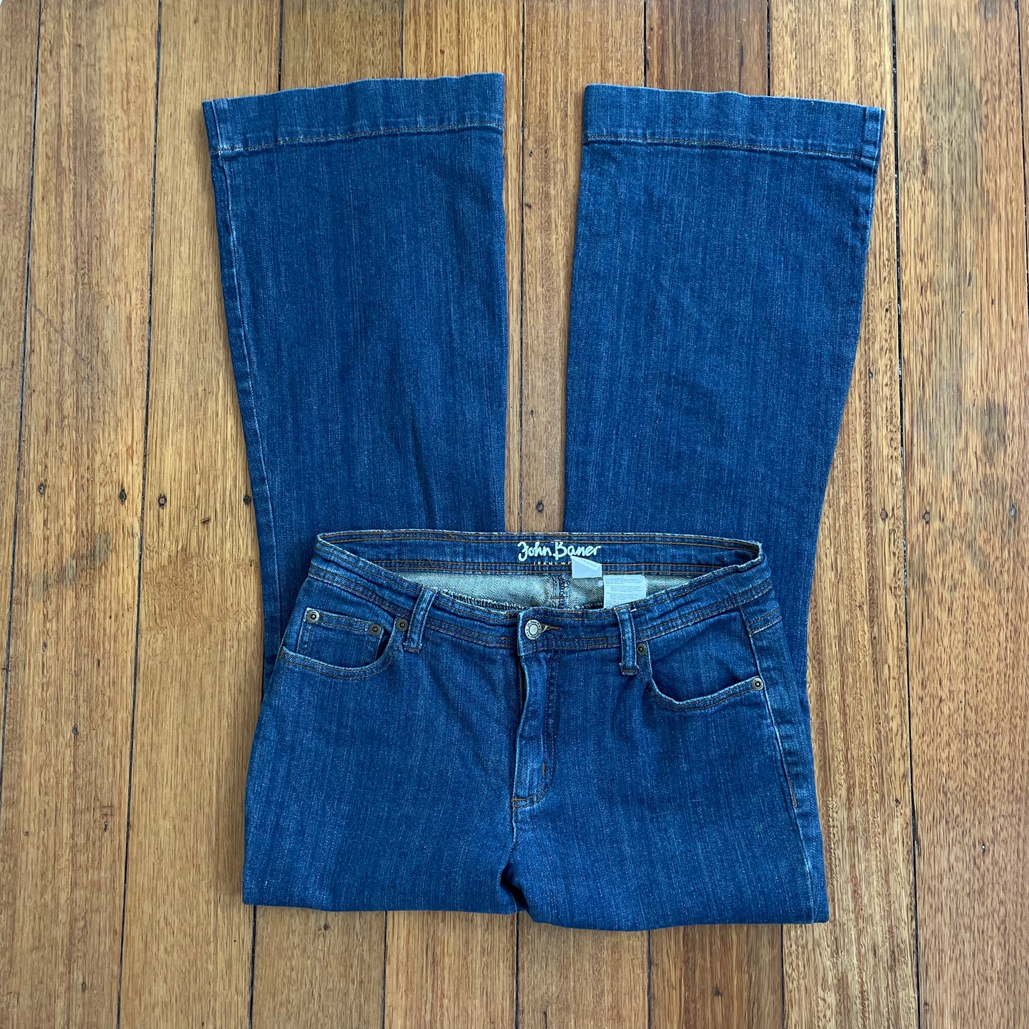 wide flared jeans