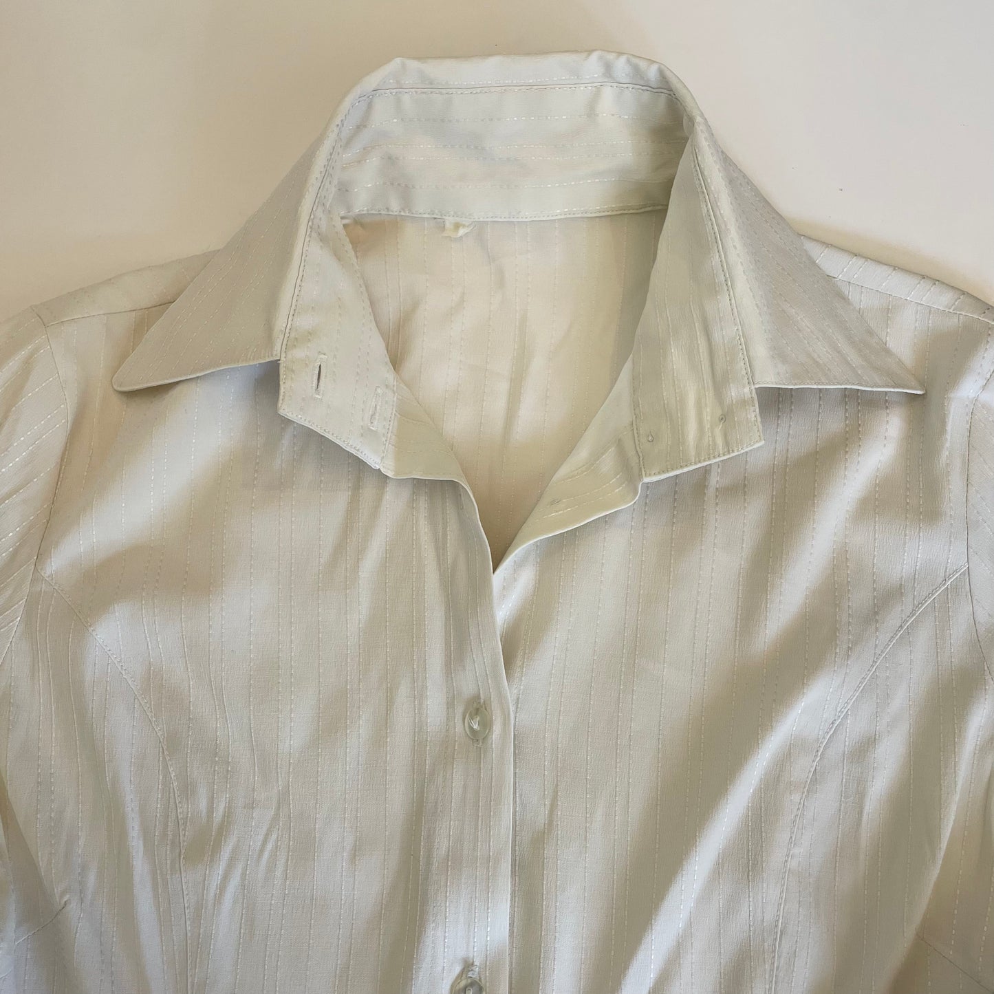 90s white button up shirt