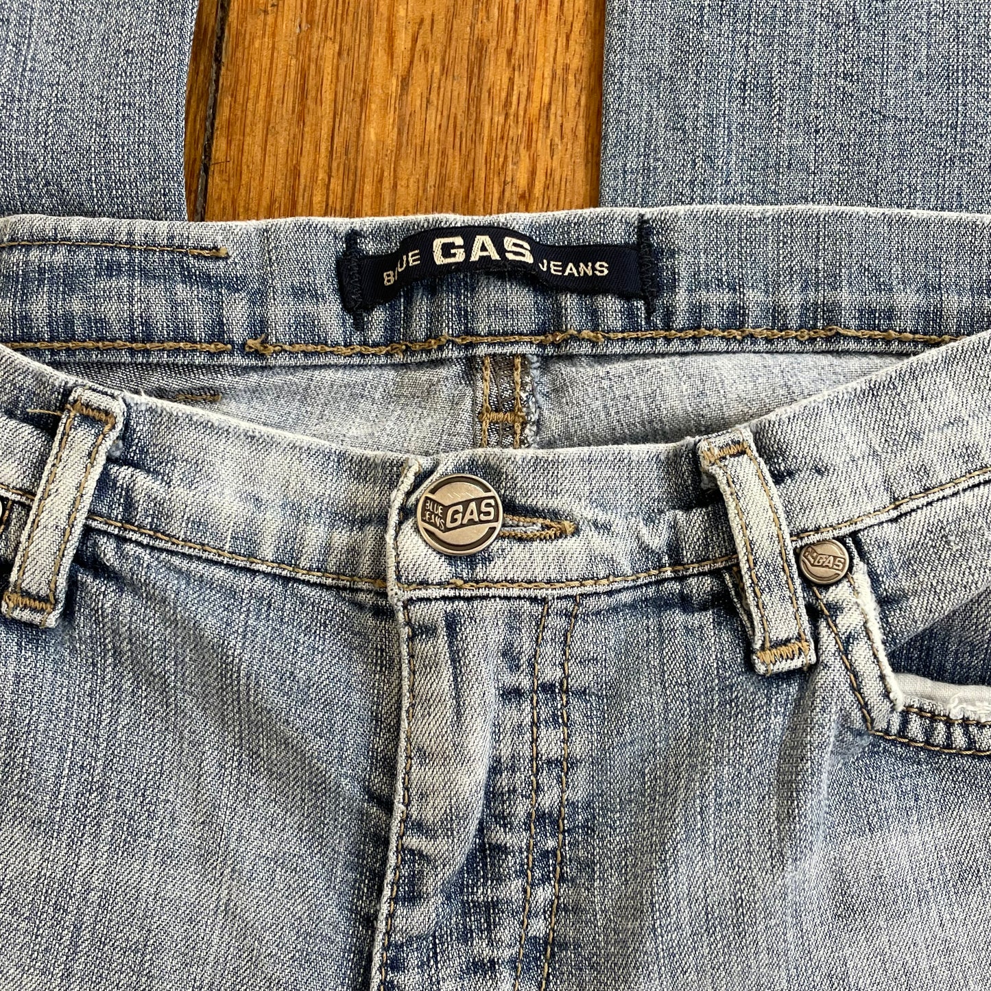 low rise flared jeans