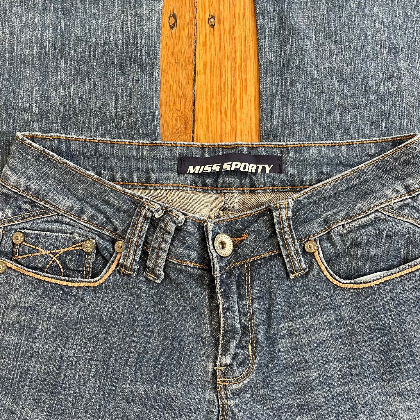 low rise bootcut jeans