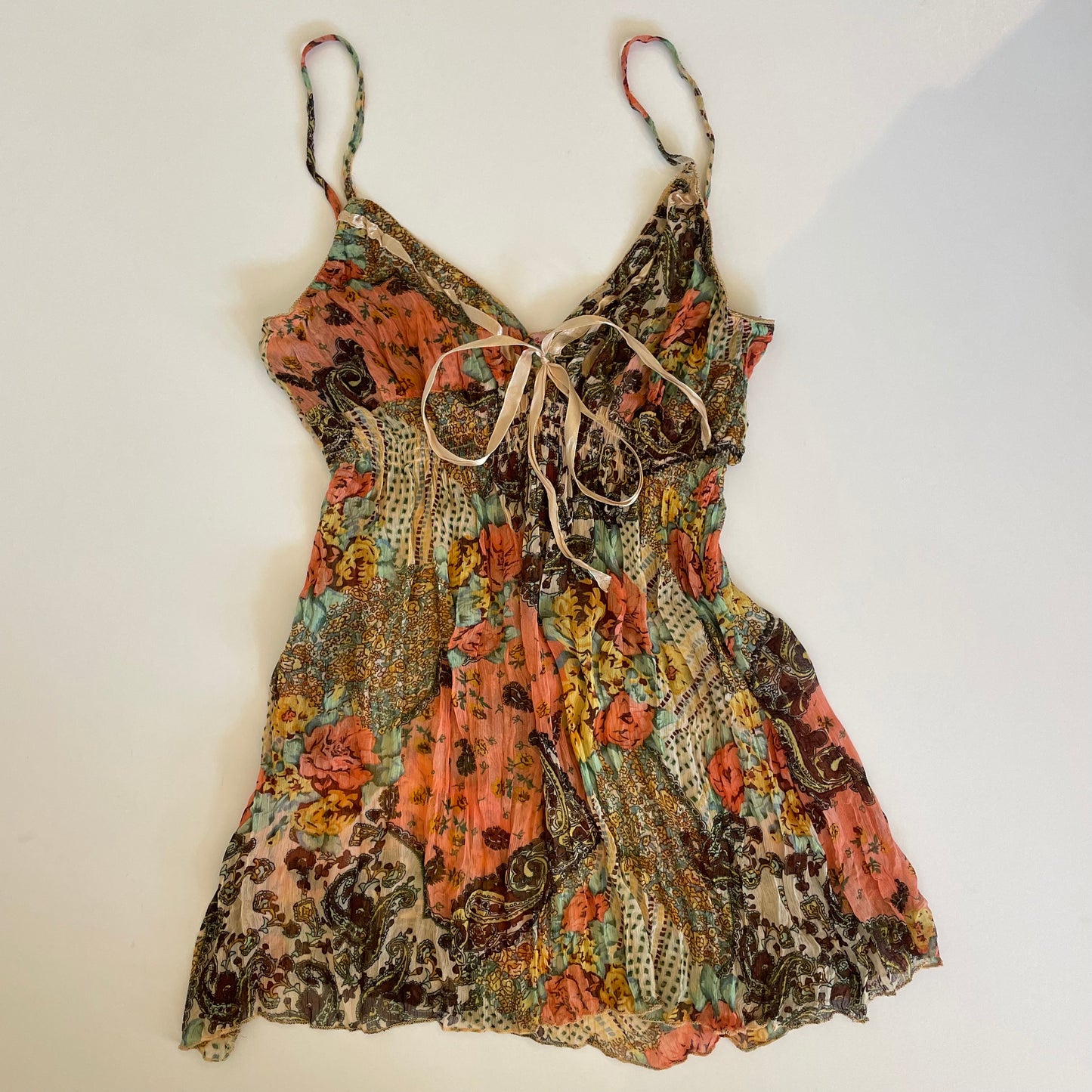 vintage printed cami