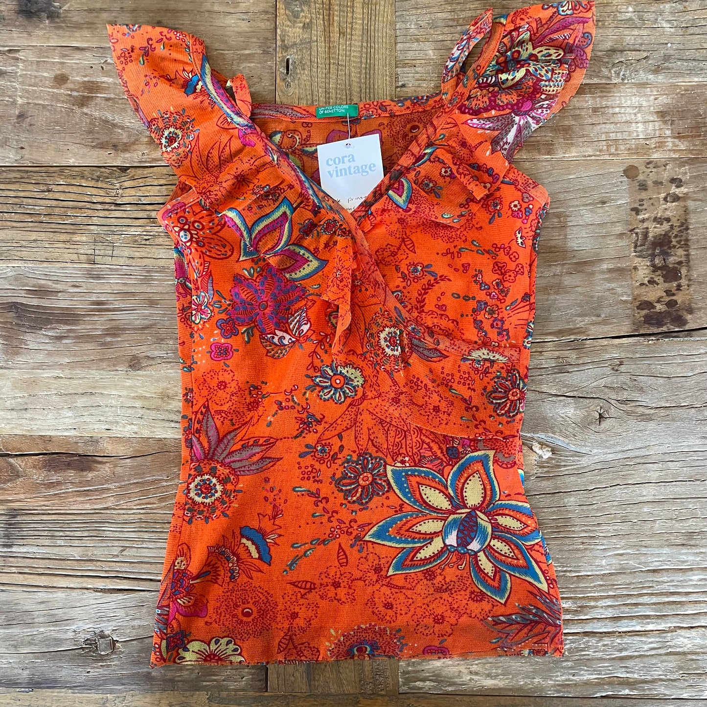 paisley print top