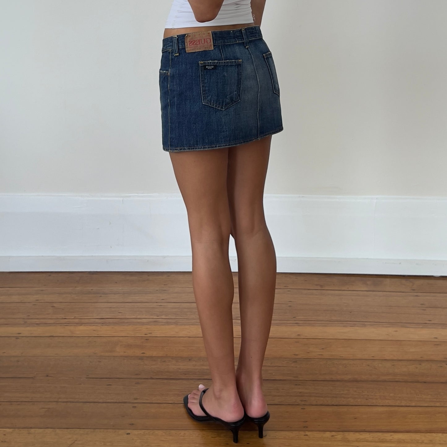 Guess denim mini skirt