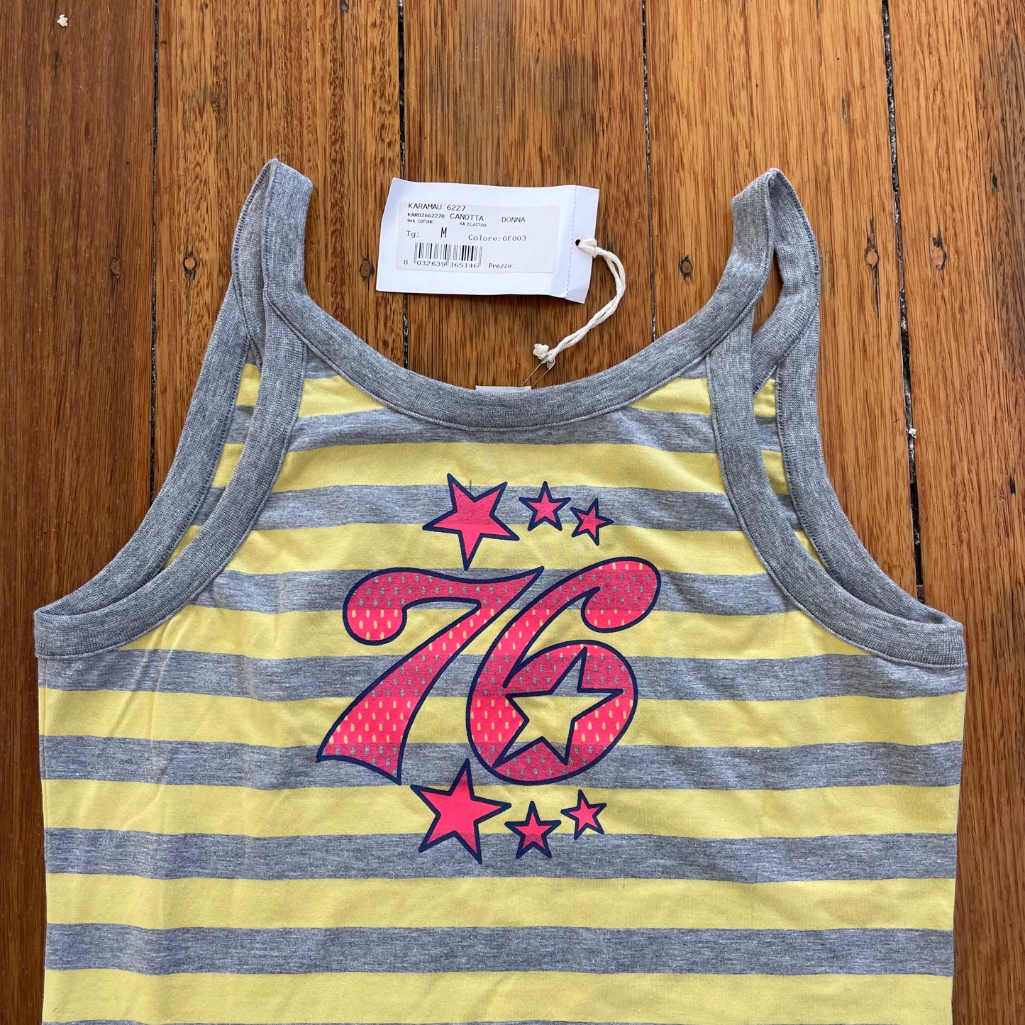 yellow stripe tank