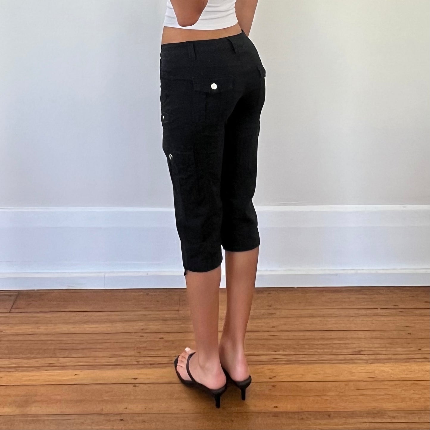 black capri pants