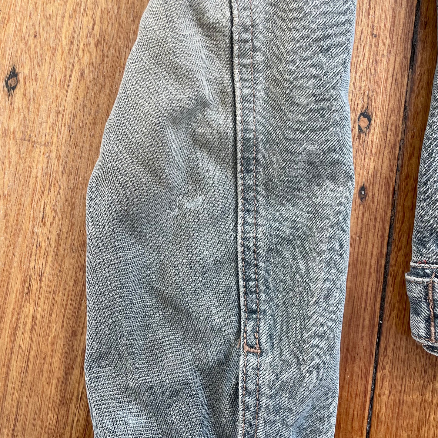 denim zip up jacket