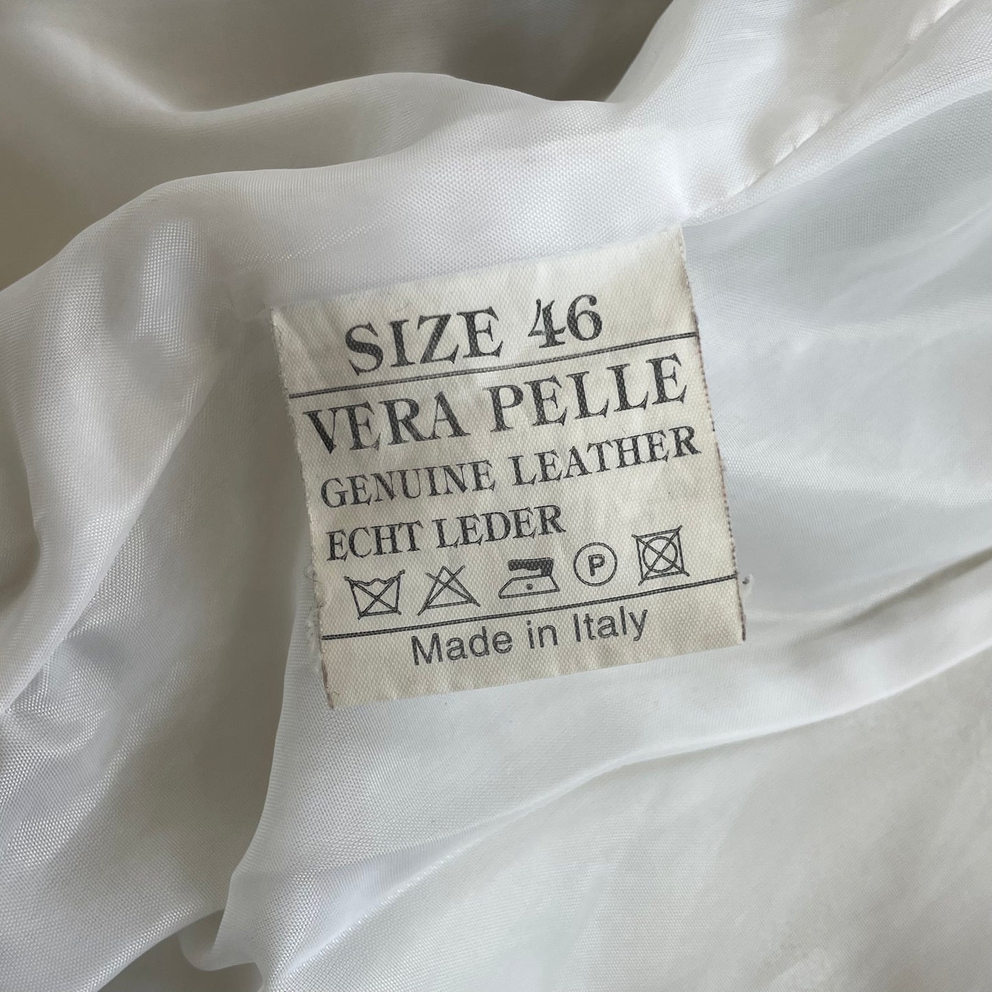ivory leather jacket