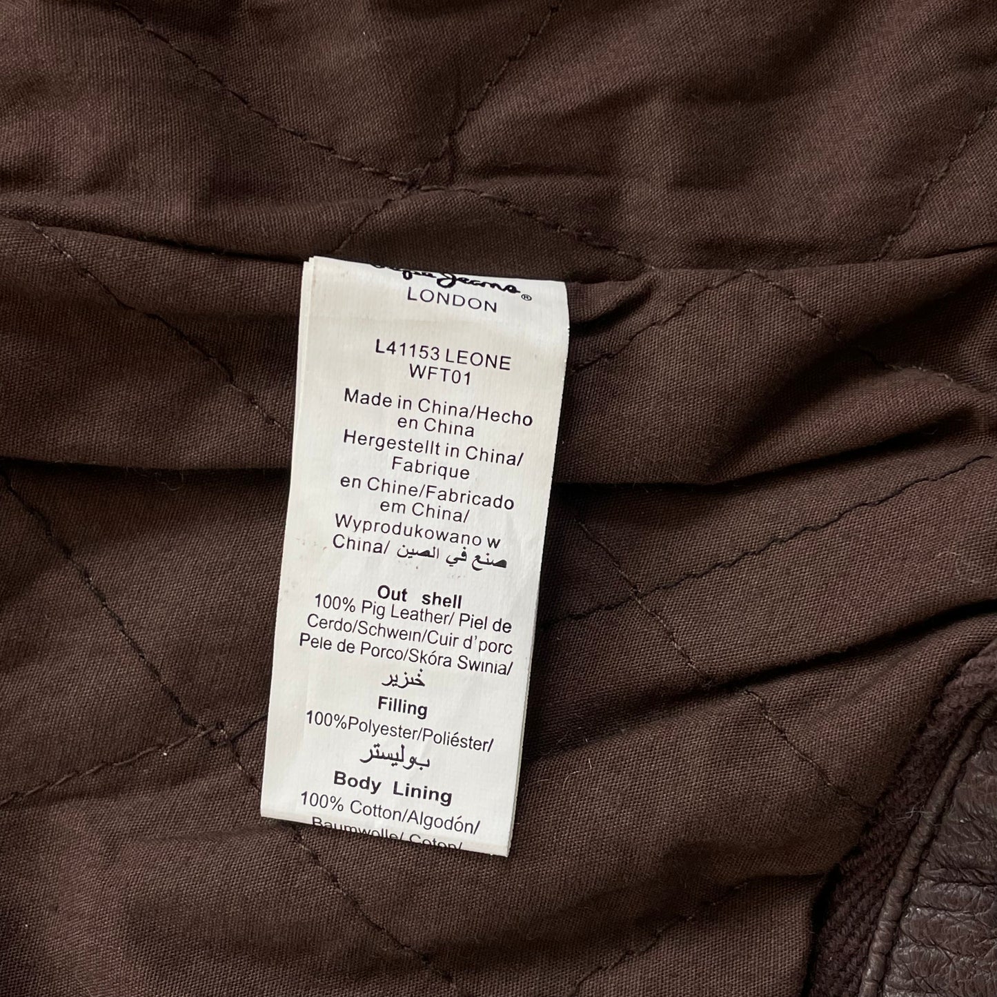 brown leather moto jacket