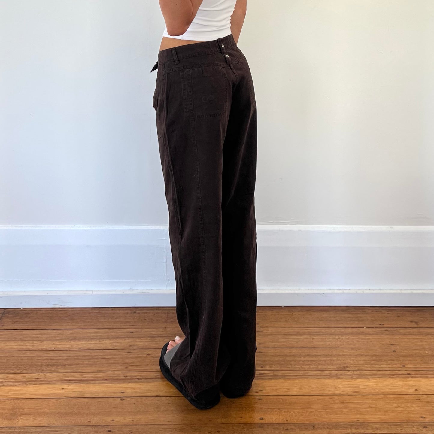brown baggy cargo pants