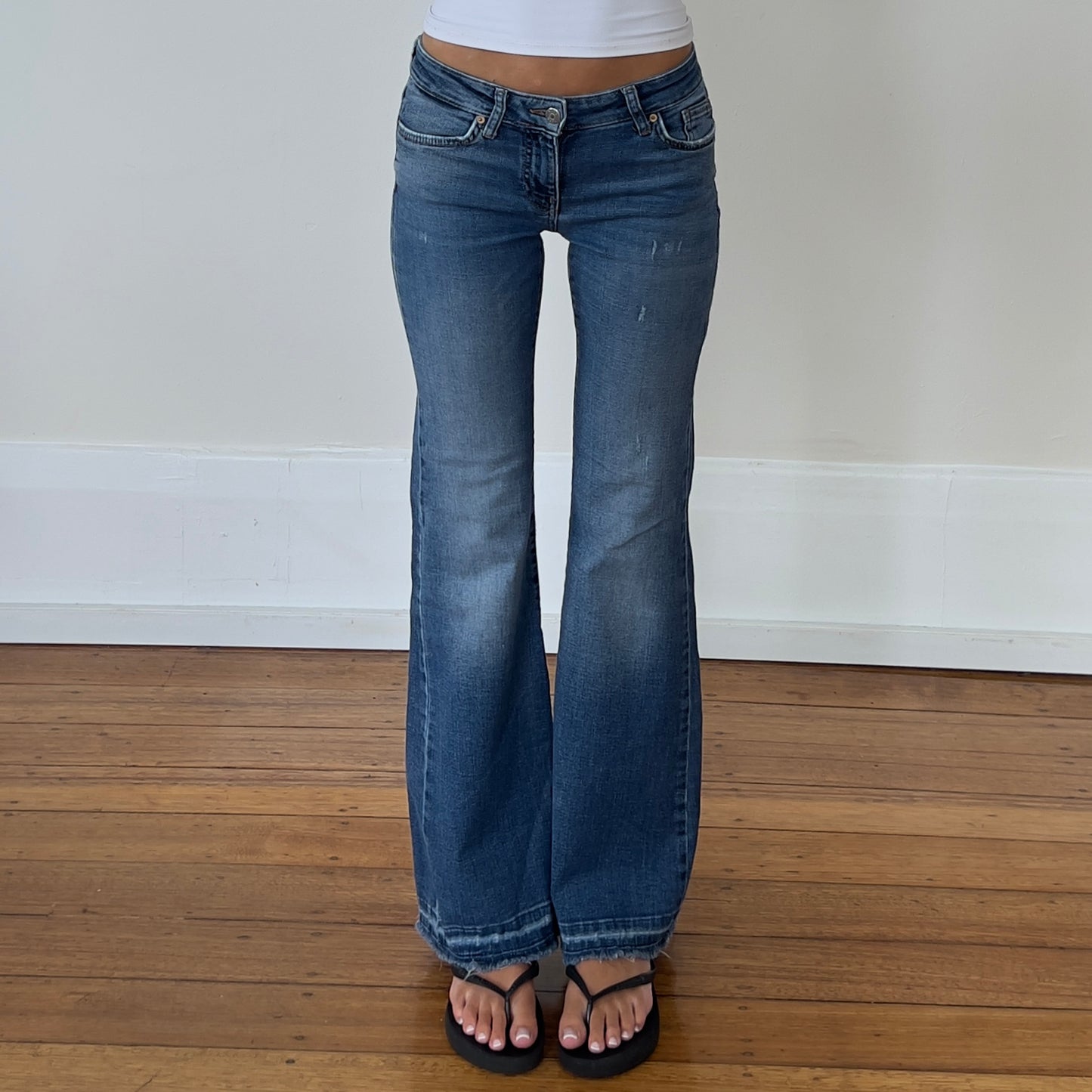 bootcut denim jeans