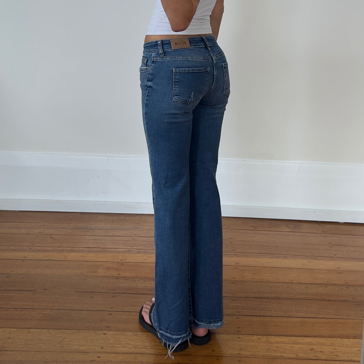 bootcut denim jeans