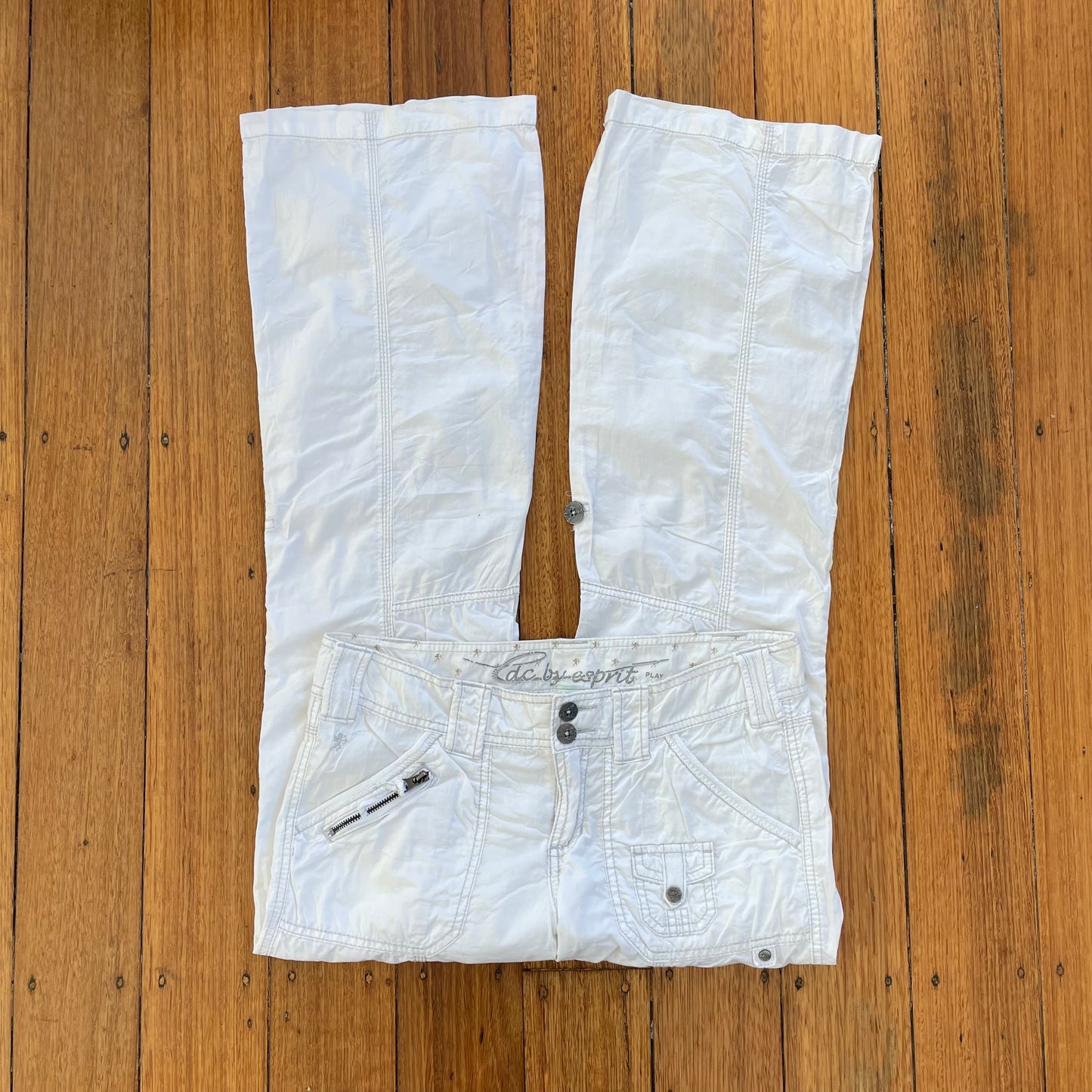 white cargo pants