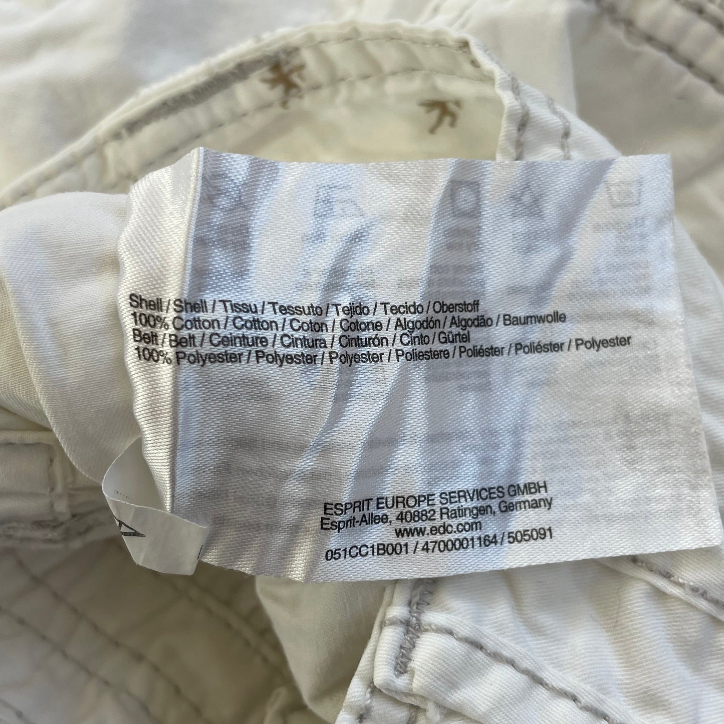 white cargo pants