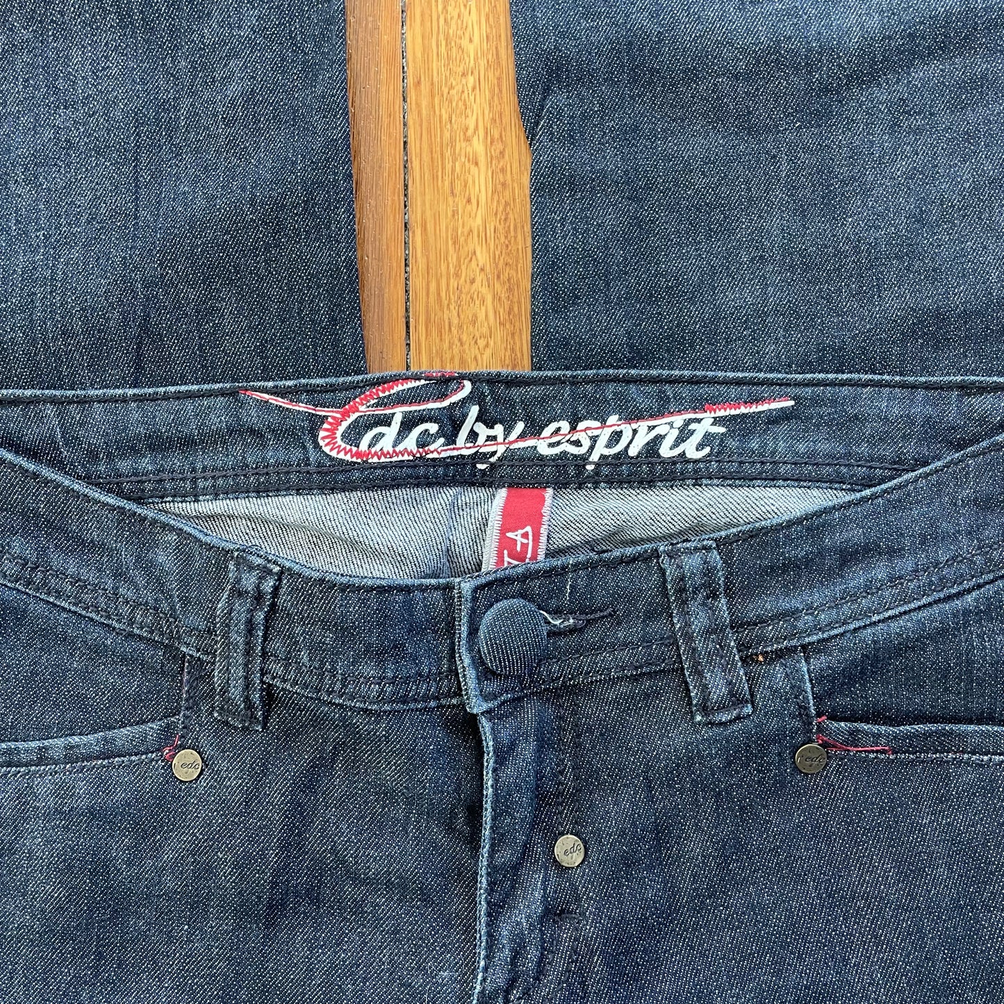 dark wash bootcut jeans