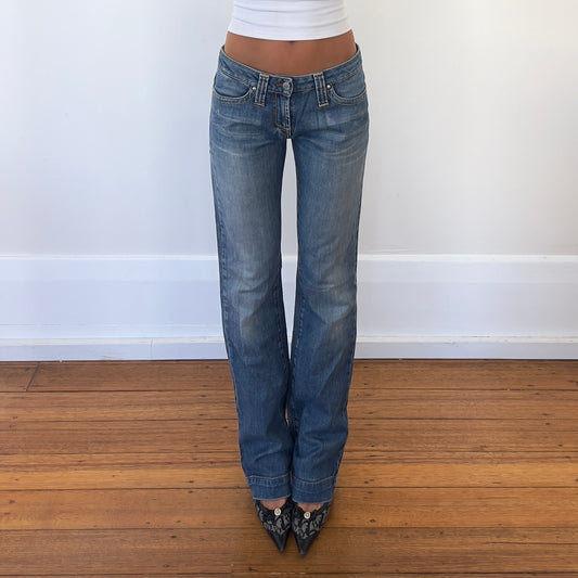 bootcut denim jeans