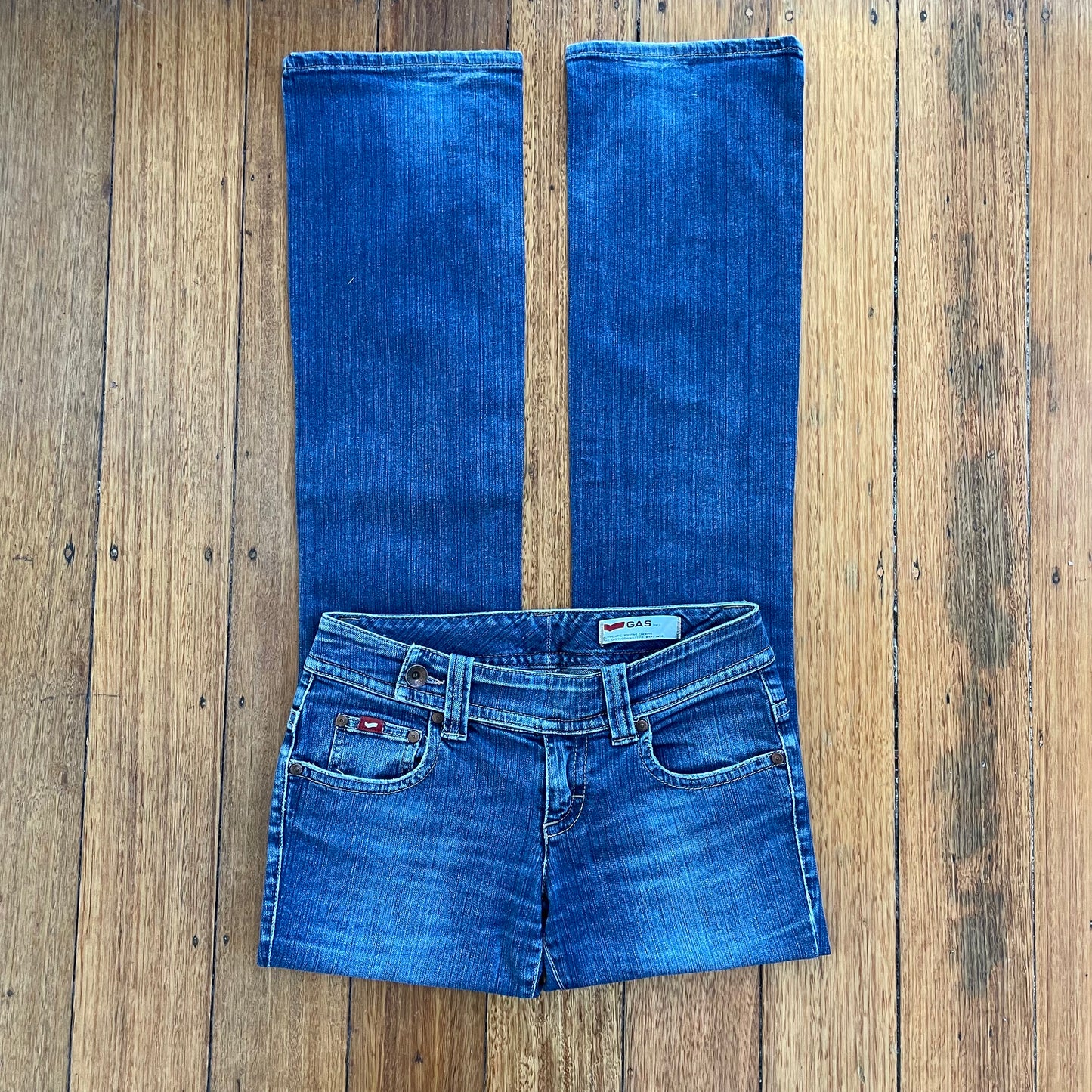 low rise bootcut jeans