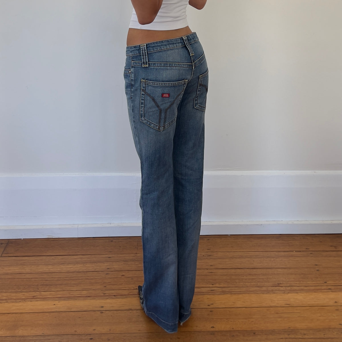 bootcut denim jeans