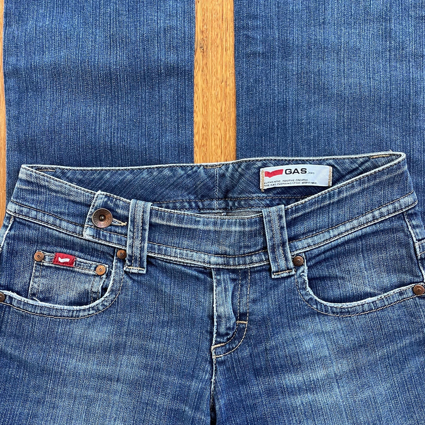 low rise bootcut jeans