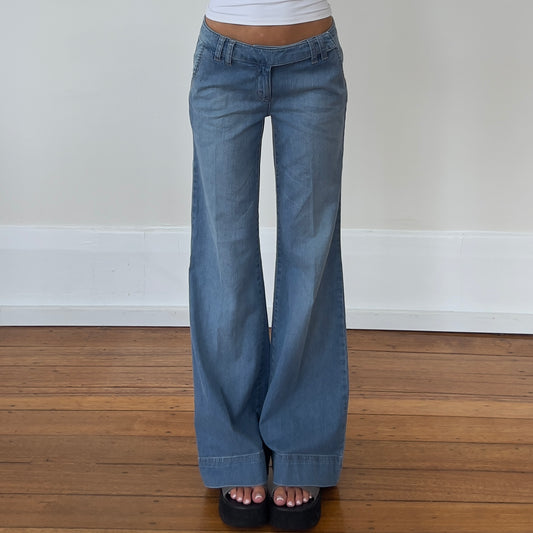 wide leg denim jeans