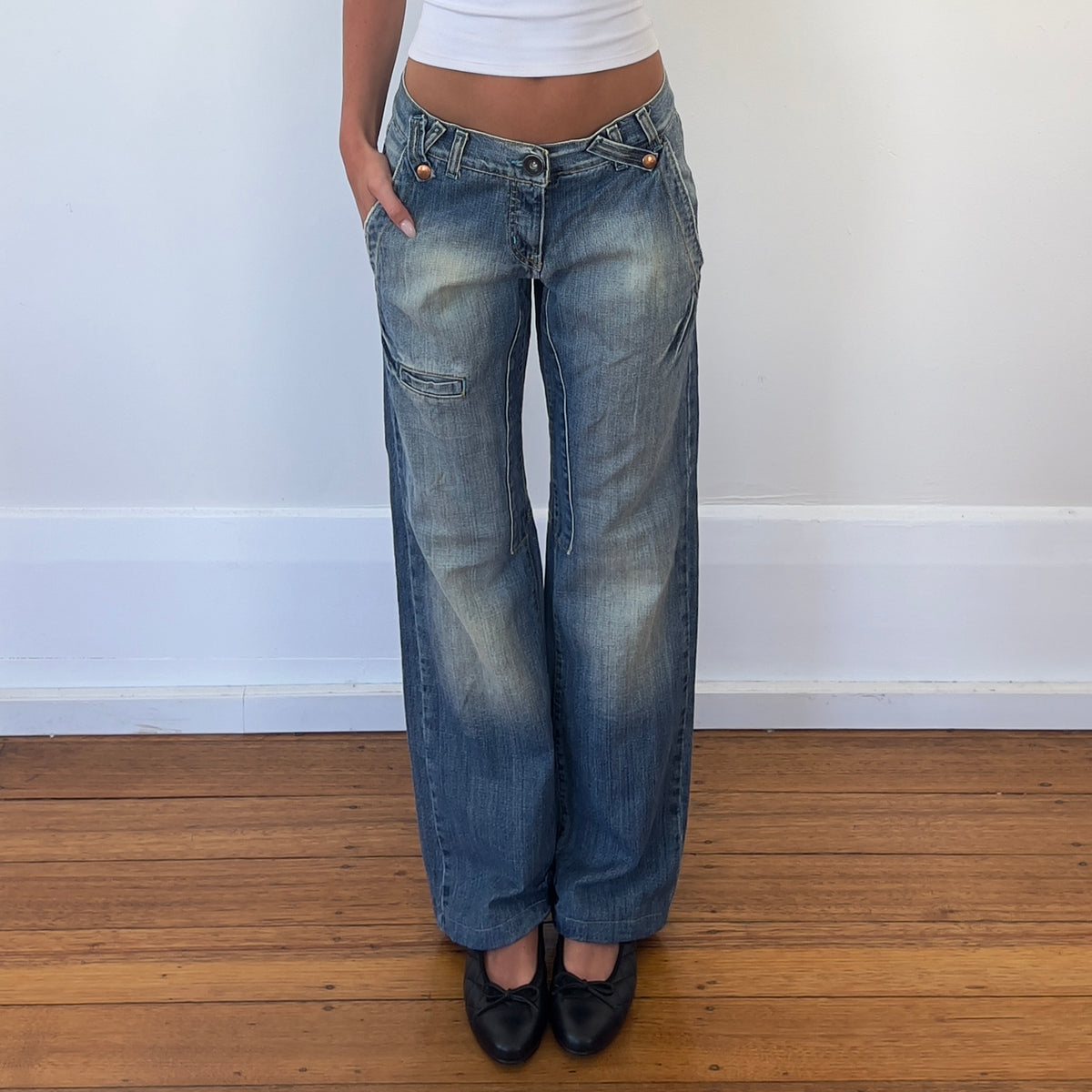 wide leg jeans