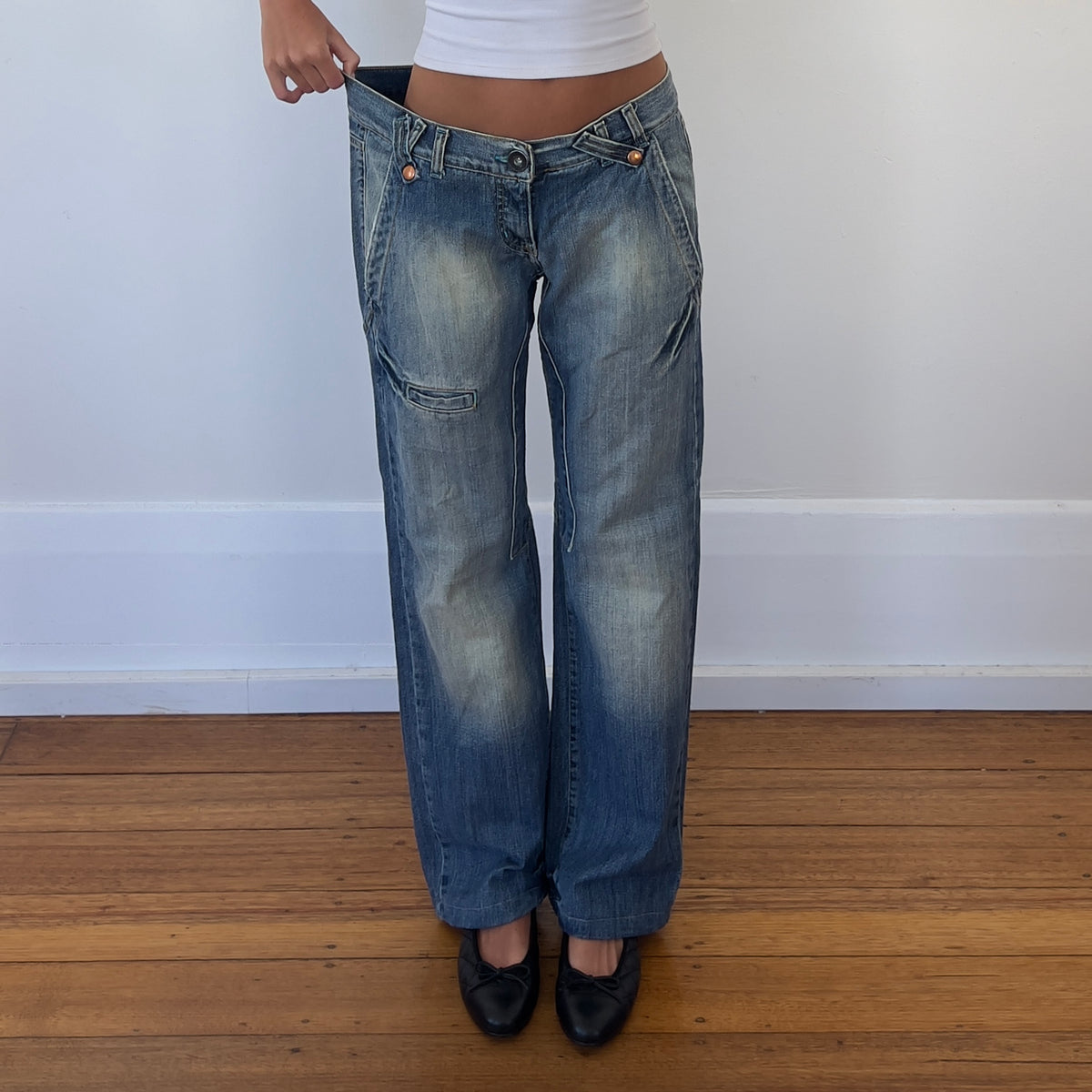 wide leg jeans