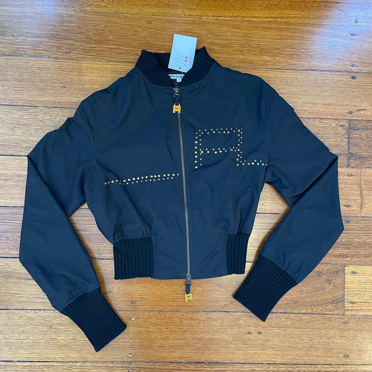 black lightweight bomber jacket