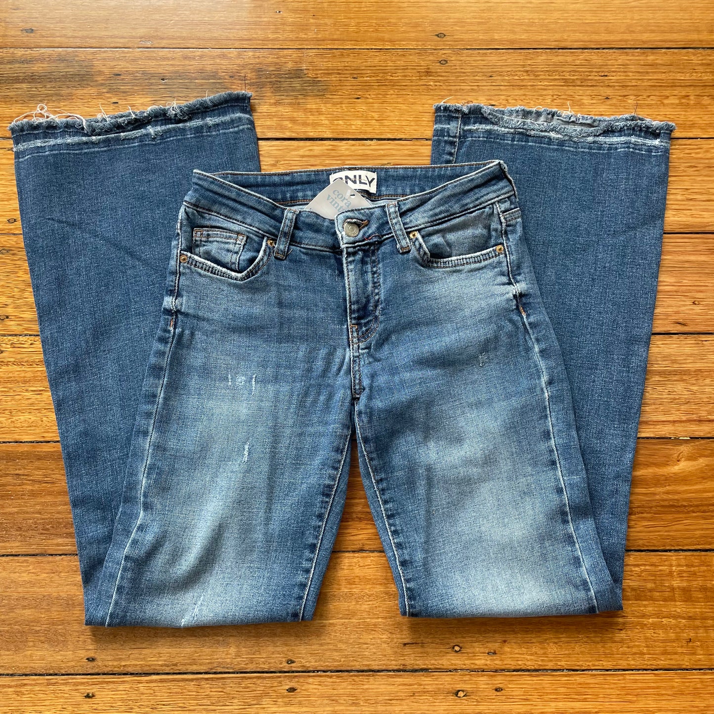 bootcut denim jeans