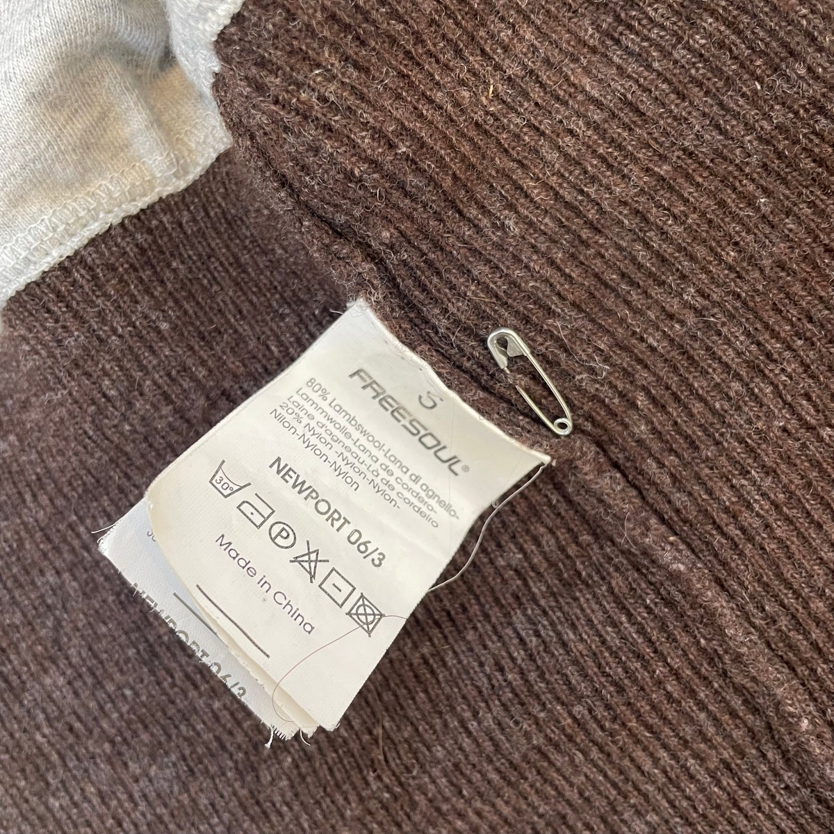 zip-up wool jacket