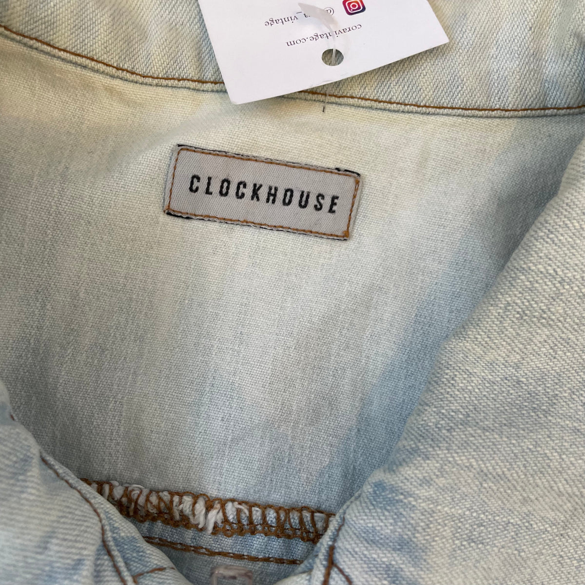 light denim zip up jacket