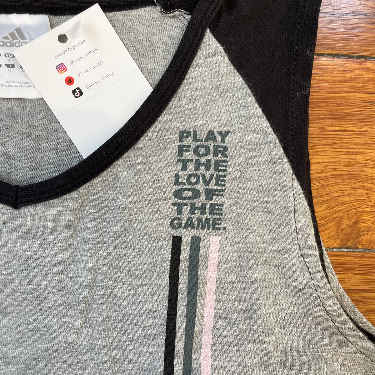 graphic Adidas tank