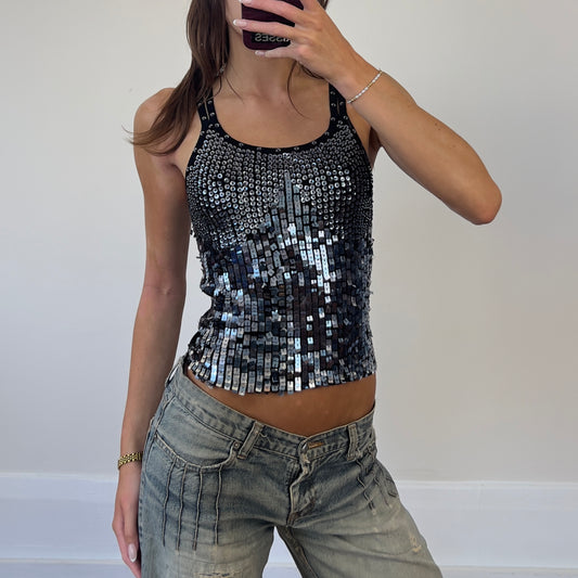 sequin tank top