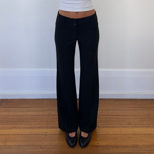 black trousers