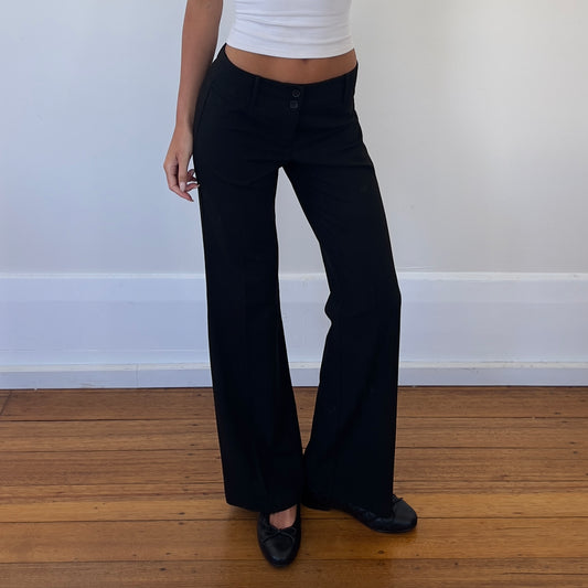 black trousers