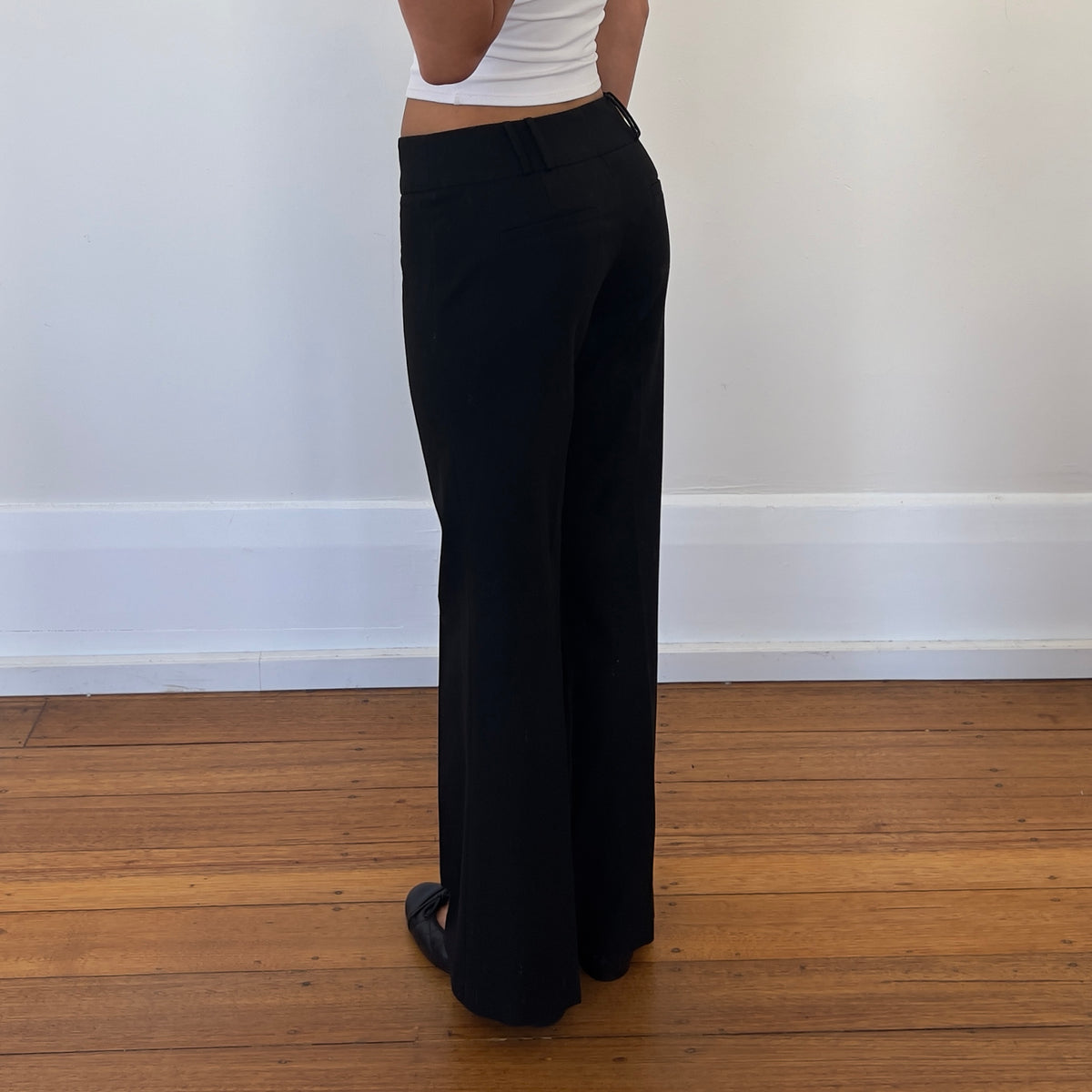 black trousers