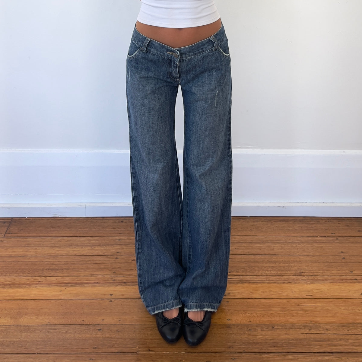 baggy Billabong print jeans