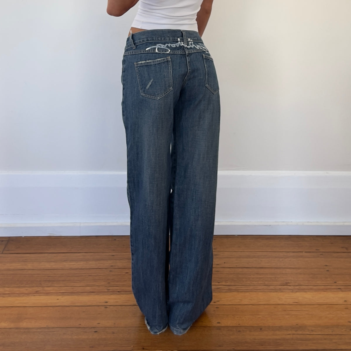 baggy Billabong print jeans