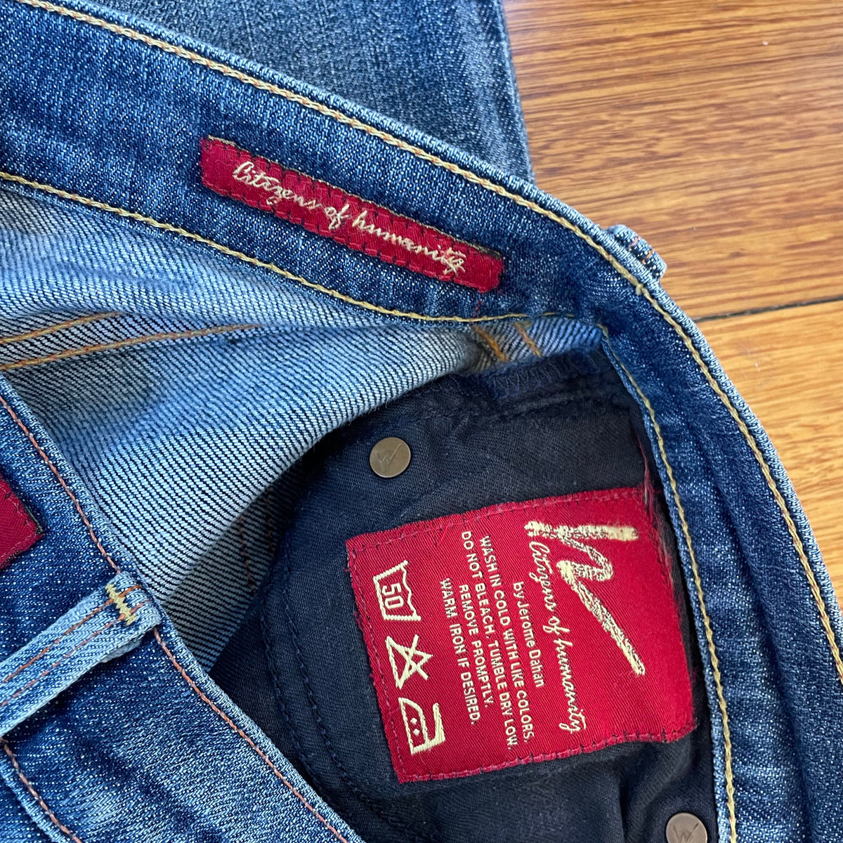 low rise bootcut jeans