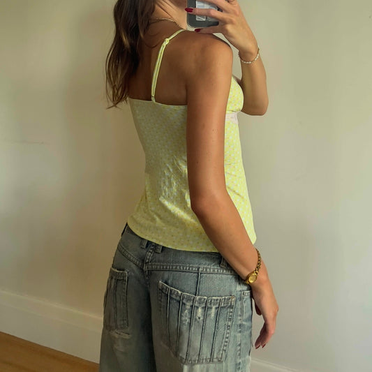 y2k printed cami