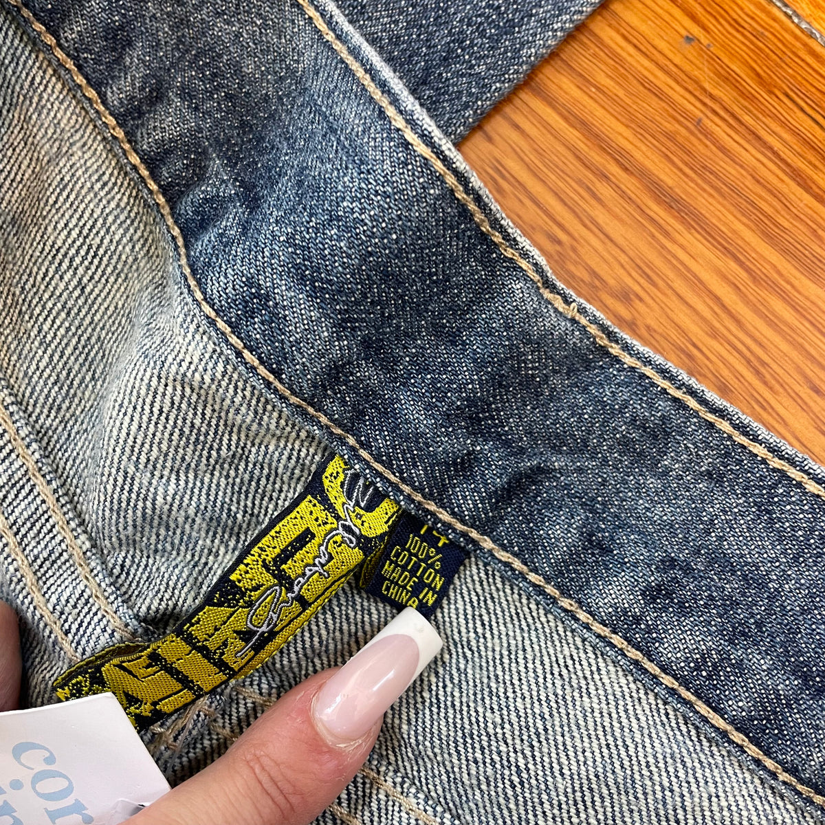 baggy Billabong print jeans