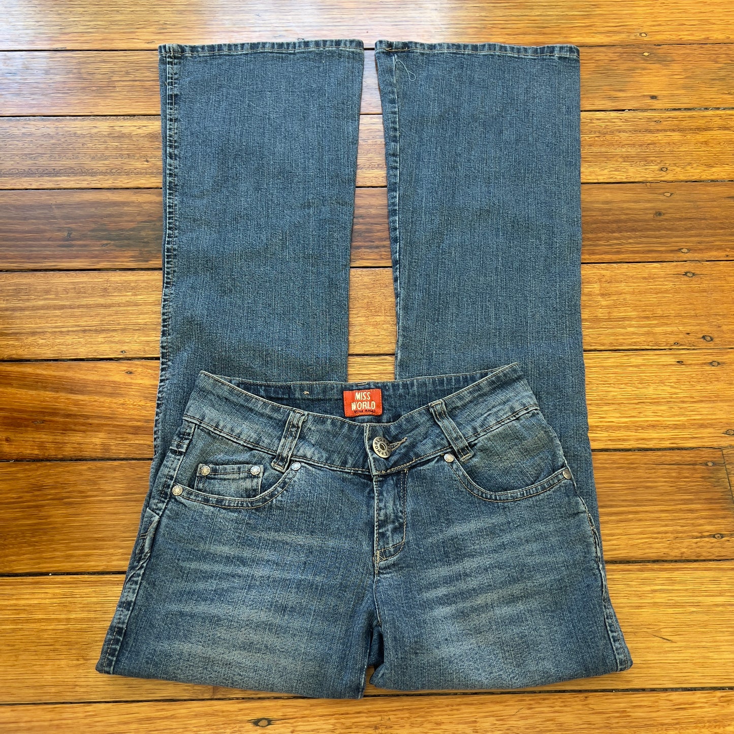 low rise bootcut jeans