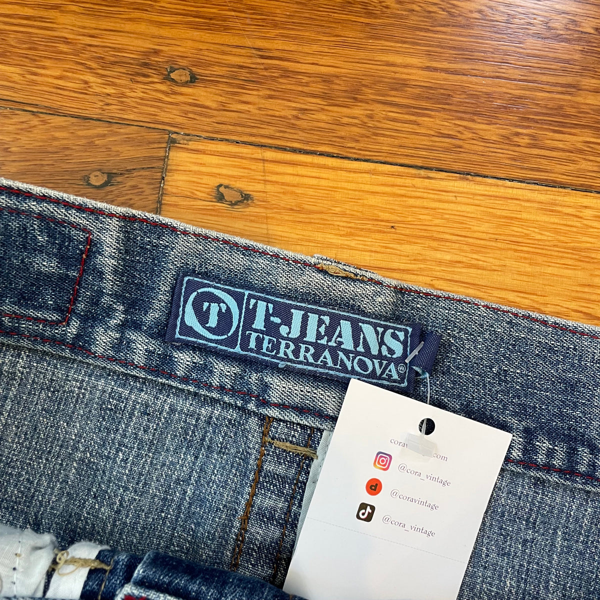 denim mini skirt