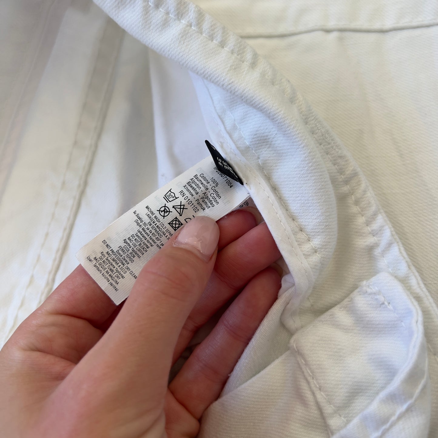 white wide leg jeans