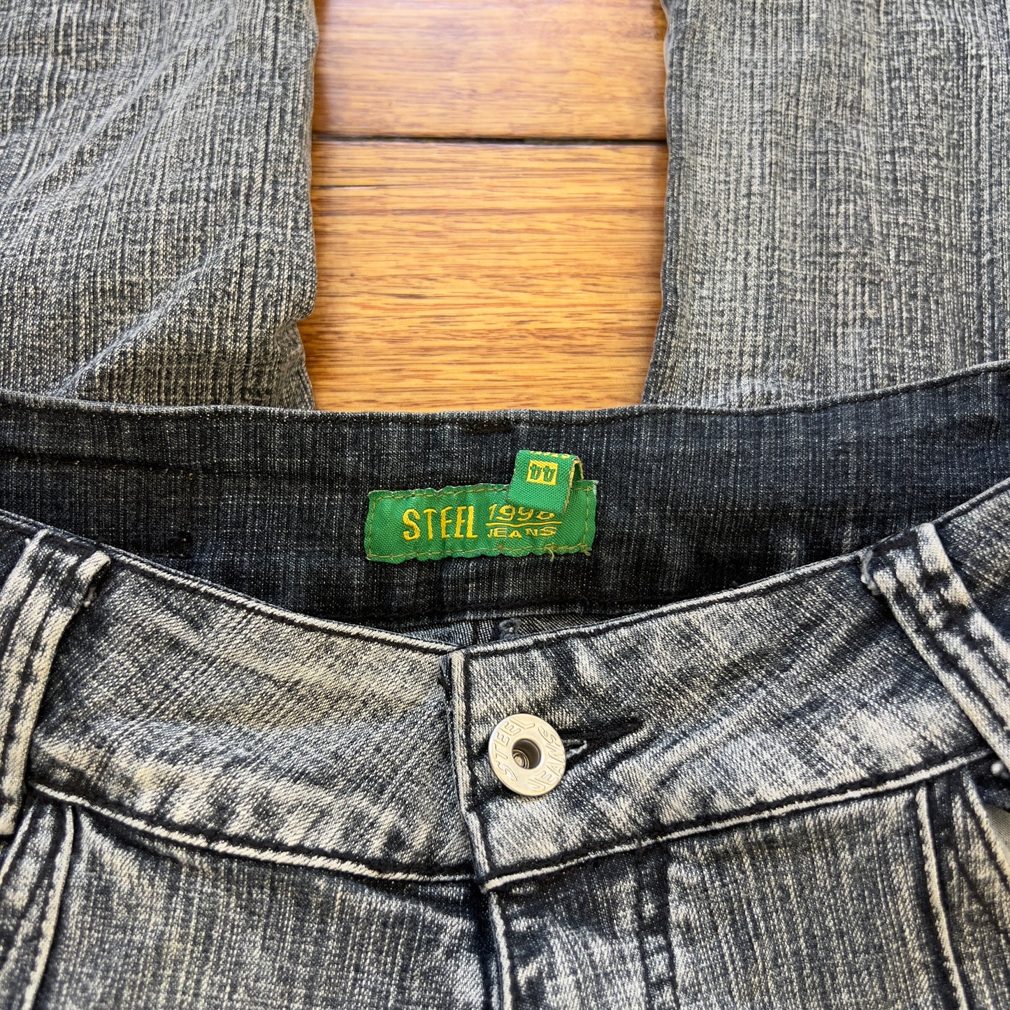 cargo style denim jeans