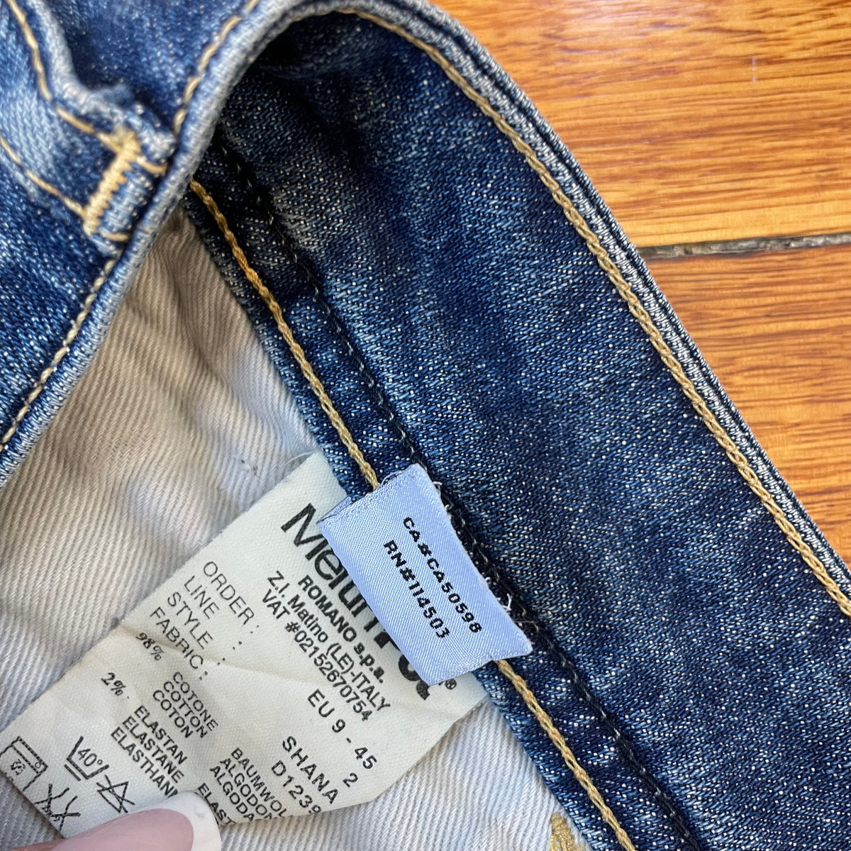 denim mini skirt