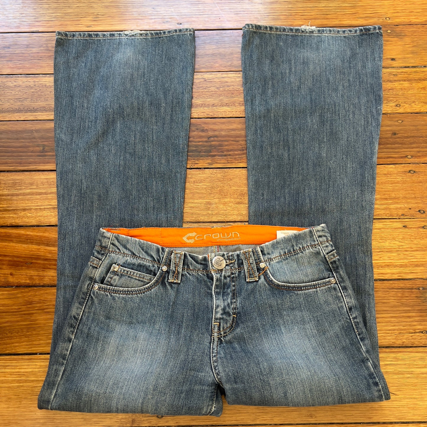 low rise wide leg jeans