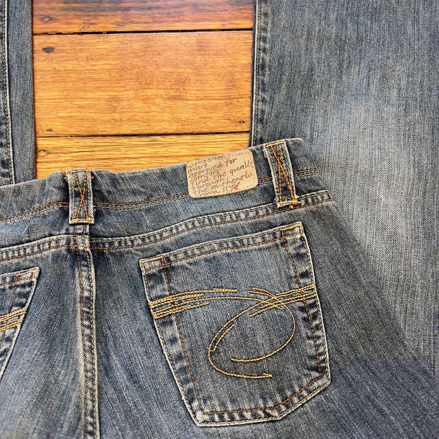 low rise wide leg jeans