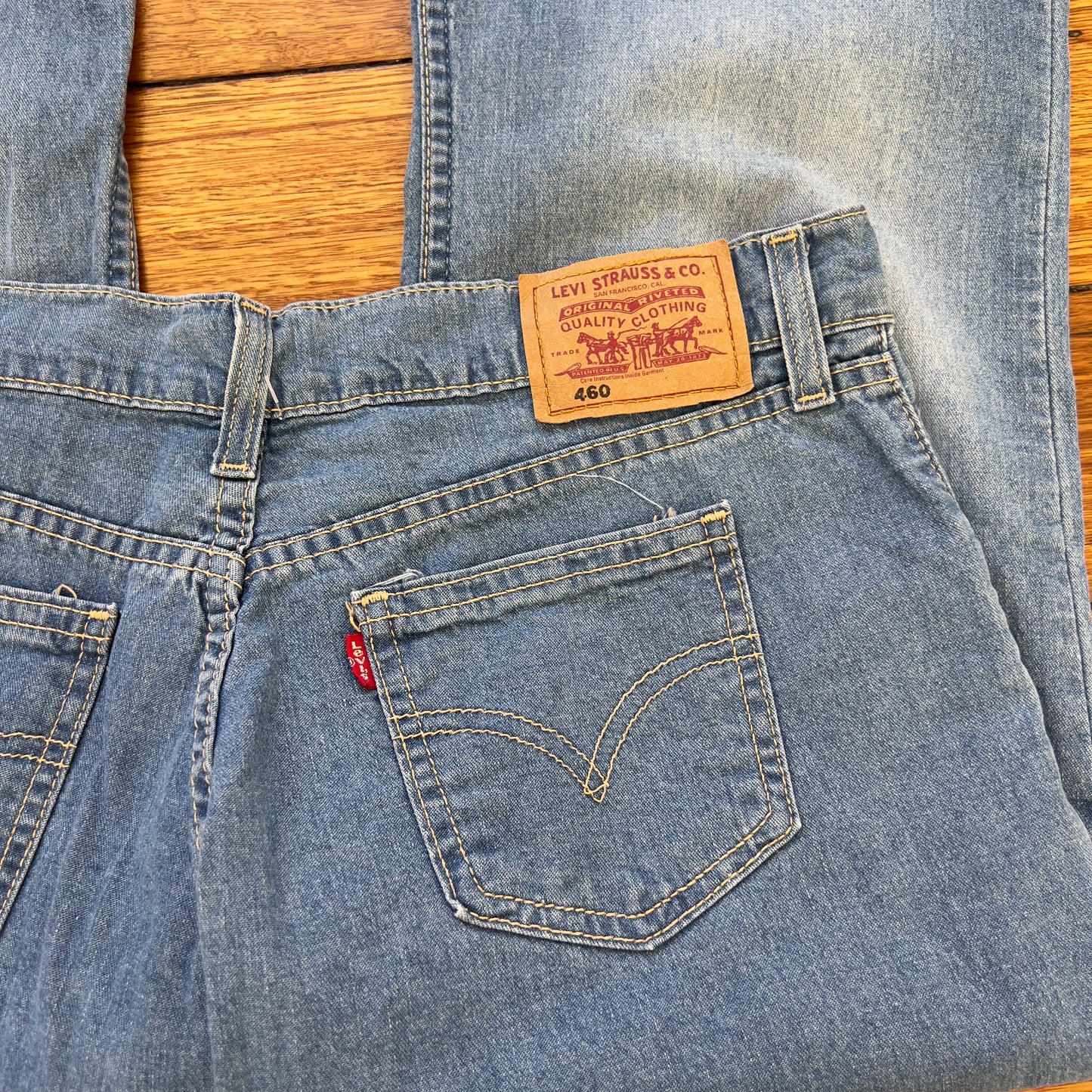 Levi's light denim jeans
