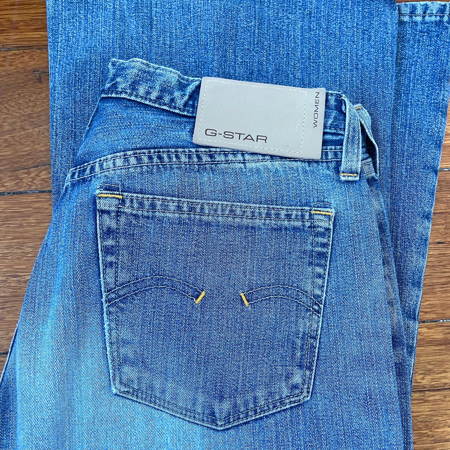 flared denim jeans