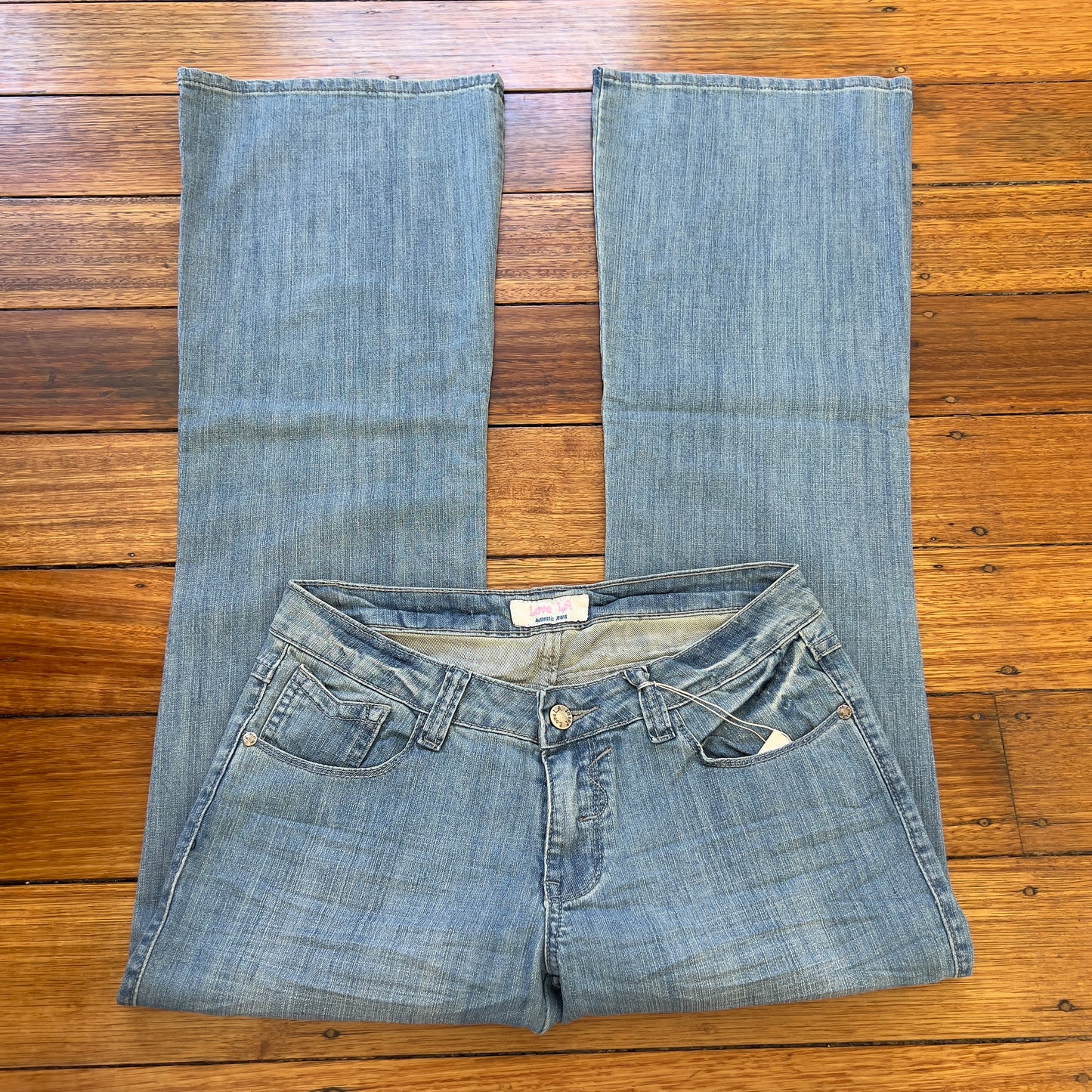 low rise wide leg jeans